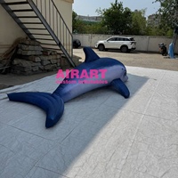 Costume publicitaire géant gonflable en forme de baleine, modèle animal gonflable, costume de dauphin gonflable, ballon orca