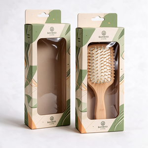 High Quality Eco Friendly Custom Printed Design Hair Brush <b>Kraft</b> Paper <b>Box</b> Luxury Comb Packaging <b>Box</b> Hair Accessories Boxes - Product Image 6