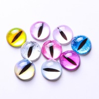 Yeux de poupées en verre Protection de l'environnement Jouets colorés personnalisés Yeux de verre pour poupées