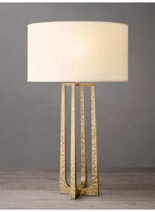 Lámpara <span class=keywords><strong>de</strong></span> Mesa <span class=keywords><strong>de</strong></span> Tela Forjada <span class=keywords><strong>de</strong></span> Estilo Industrial para Sala <span class=keywords><strong>de</strong></span> Estar, Dormitorio, <span class=keywords><strong>Mesita</strong></span> <span class=keywords><strong>de</strong></span> <span class=keywords><strong>Noche</strong></span>, Decoración Suave para Villa - Product Image 3