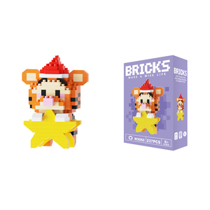 OEM biyobozunur karikatür Anime PC inşaat oyuncak yapı taşı Set toprak bilinçli oyun CE belgesi ile karton paketlenmiş - Product Image 5