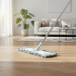 Gizmop Mopa Moderna de 50 cm con Microfibra, Autoescurrible, Antibacteriana, Sostenible, Reutilizable, Duradera, Más de 20,000 Usos, Acero Inoxidable - Product Image 3