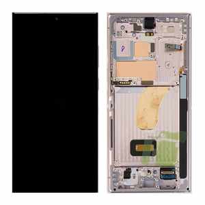 Display LCD Originale Viola per Samsung Galaxy S23 Ultra 5G S918 con Cornice, Schermo Touch per Telefoni Cellulari - Product Image 1