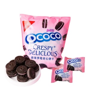 Vente en gros d'usine de délicieux biscuits aux pépites de chocolat <span class=keywords><strong>Snack</strong></span> <span class=keywords><strong>Sandwich</strong></span> au fromage aux fraises Cookie aux pépites de chocolat <span class=keywords><strong>Sandwich</strong></span> Cookie - Product Image 1