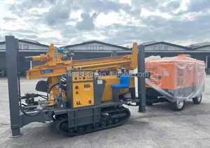 Giá rẻ Crawler gắn DTH Giàn Khoan 200m động cơ diesel nước cũng Giàn Khoan/Mỏ Giàn Khoan Máy