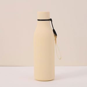 Retro American Narrow Vacuum <b>Bottle</b>, Stainless Mug with Hand Cord for Hiking and Outdoor Recreation - Product Image 2