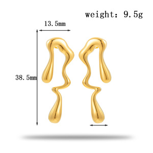 Không Thấm Nước Thép Không Gỉ Tim Ngọc Trai <span class=keywords><strong>Stud</strong></span> Hoop Bông Tai Mạ Vàng Làm xỉn Thời Trang Miễn Phí Đồ Trang Sức Bông Tai Cho Phụ Nữ Bán Buôn - Product Image 6