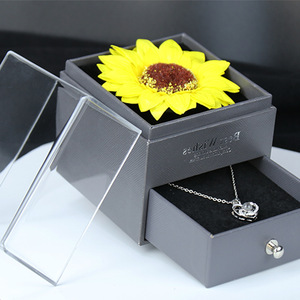 <span class=keywords><strong>Regalos</strong></span> de Navidad <span class=keywords><strong>PARA</strong></span> EL Día de San Valentín, flores de jabón eternas <span class=keywords><strong>para</strong></span> siempre, girasol Artificial, joyero acrílico, <span class=keywords><strong>regalos</strong></span> <span class=keywords><strong>para</strong></span> mamá y Mujer - Product Image 3