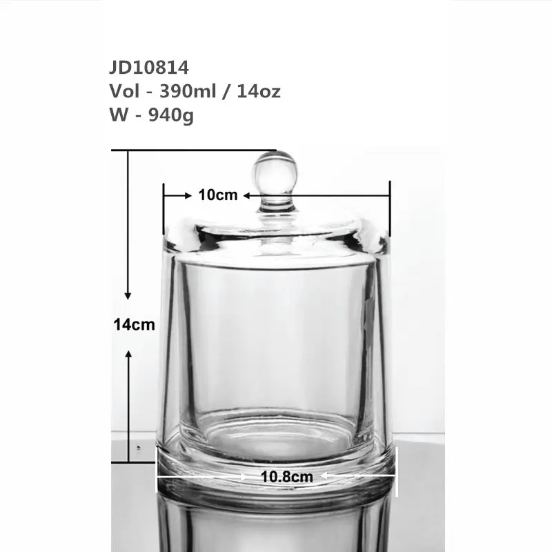 Grand dôme de verre transparent avec base en or, livraison gratuite