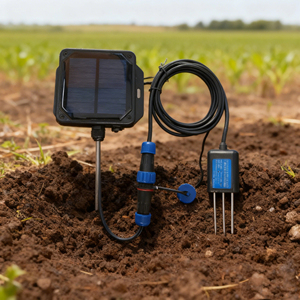 Датчик температуры и влажности почвы ZONEWU LoRaWAN на солнечной энергии для умного земледелия и мониторинга орошения теплиц - Product Image 2