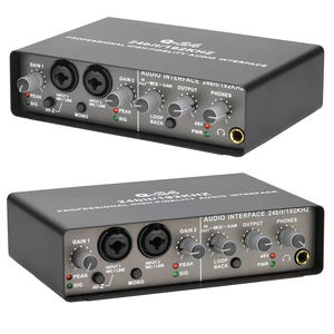Juego de podcast profesional Equipo de grabación de estudio Monitores Auriculares Micrófono Interfaz de audio - Product Image 2