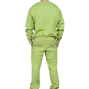 Conjuntos deportivos de invierno para hombre, nuevos, 100% algodón, de secado rápido, ecológicos, transpirables, con cintura ajustable y bolsillos laterales, conjunto de 2 piezas. - Product Image 3