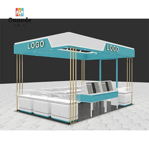 Diseño de Quiosco de Joyería Moderno, Ecológico y Reciclable, Vitrina de Vidrio con Iluminación LED para Centro Comercial o Puesto de Venta Minorista - Product Image 6