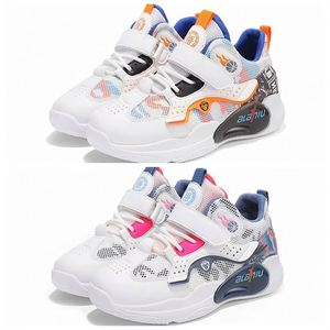 Zapatillas Deportivas para Niños con Cordones, Zapatos para Niños Pequeños, de Piel Sintética, Color Blanco, Entresuela de Cuero Genuino, Suela de Goma, Casuales, Venta al Por Mayor, Dropshipping - Product Image 6