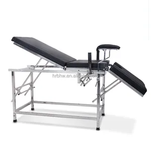 ISO CE Medical Delivery Table Couch Manual Exam and Obstetric Gynecological Operating Table
