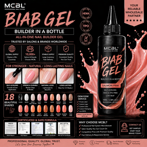 BIAB GEL Résine Naturelle Liquide Non Thermique Gel Constructeur Nai Gel Fort Bonne Pigmentation Gel Camouflage Constructeur en Bouteille Végétalien - Product Image 1
