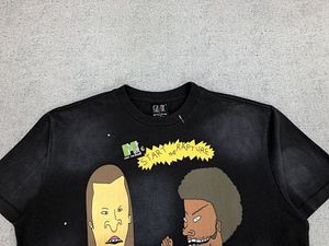 Men's Saint Style <strong>T</strong>-<strong>shirt</strong> Start The Rapture Print <strong>Pulp</strong> <strong>Fiction</strong> Cartoon Parody Distressed Washed Black Streetwear Tee - Product Image 3