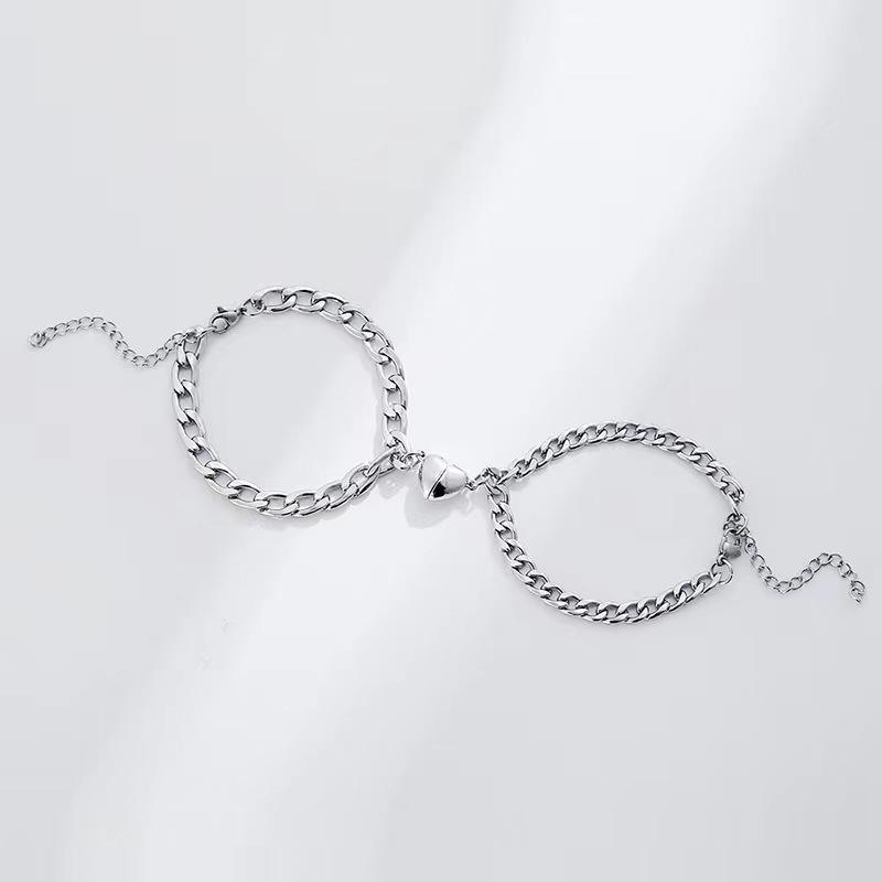 Zhongzhe Jewelry Heart Cuban Chain Bracelet Custom Letter 2025