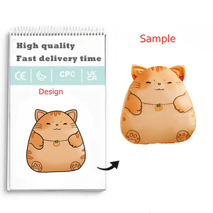 Tùy chỉnh thiết kế in mèo Thú nhồi bông đồ chơi sang trọng quà tặng sang trọng vải mềm đồ chơi sang trọng - Product Image 1