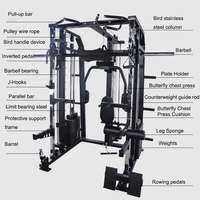 Station de musculation multifonctionnelle réglable, rack à squats, équipement de fitness, machine Smith