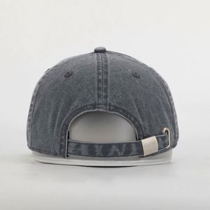 หมวกเบสบอลทรงแด๊ดปักโลโก้แบบกำหนดเองสำหรับทุกเพศทุกวัย คุณภาพสูง 6 แผง ผ้าฝ้ายทวิลล์ย้อมสีแบบพิเศษ ล้างทำความสะอาดได้ - Product Image 6