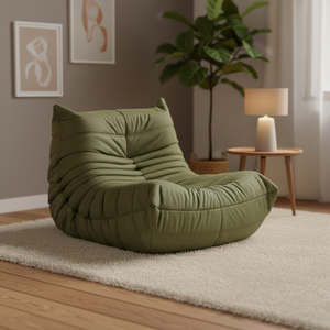Горячая новинка 2026: Диван-мешок (пуф) с наполнителем из губки, сжатый для удобной транспортировки - Product Image 1