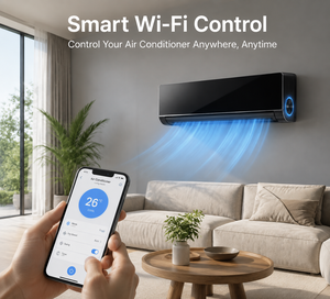 Aire Acondicionado Split WiFi de Pared para el Hogar, R32 A+++ 12000 BTU, Frío/Calor, con Alta Eficiencia Energética - Product Image 6