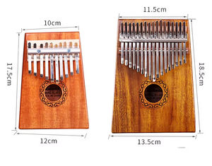 Meilleure vente en gros de <span class=keywords><strong>Kalimba</strong></span> en bois fait à la main 17 touches Style durable Instrument de musique de début personnalisé - Product Image 2
