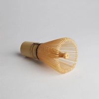 Chasen à thé en bambou avec logo personnalisé japonais Fouet à matcha à 100 dents Tampons en poudre de thé vert pour un usage quotidien