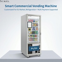 Distributeur automatique de boissons et de collations Suke Lai, petite taille, service en libre-service, prend en charge le paiement par carte, plusieurs options de paiement, personnalisation