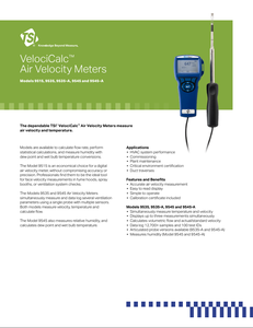 Medidor de Velocidad del Aire TSI 9545-A VelociCalc con Sonda Articulada, Instrumento de Medición y Análisis - Product Image 3