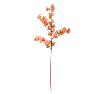 Branches de fleurs de cerisier artificielles en soie blanche, haute simulation, accessoires de décoration pour mariage et maison - Product Image 5