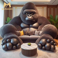 Canapé-lit en tissu moderne de luxe, style Gorille King Kong, pour villa et hôtel, salon et chambre à coucher