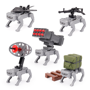 Chien mécanique MOC - Robot chien <span class=keywords><strong>de</strong></span> simulation avec pièces en <span class=keywords><strong>bois</strong></span> détachables pour assemblage par livraison aérienne, modèle en <span class=keywords><strong>bois</strong></span>, jouet en plastique ABS - Product Image 6