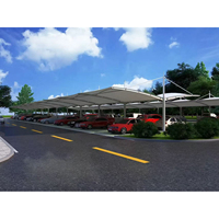 Abri de voiture moderne, tentes de stationnement, abris de voiture à structure en membrane tendue, adaptés aux garages et à une utilisation en extérieur, abris de voiture solaires.