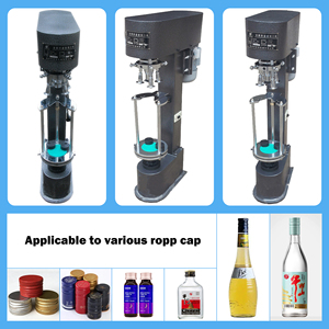 Capsuleuse ROPP pour bouteilles de champagne DK-50, diamètre 29 mm, scelleuse inviolable pour applications boisson et chimiques, machine de capsulage DK-50D - Product Image 6