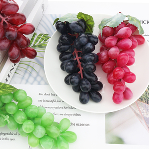 Bán Buôn Thực Tế Nhân Tạo Trái Cây Giả Chanh Chuối Táo Nho Đào Lê Cam Trang Trí Cho Giáng Sinh Lễ Tạ Ơn - Product Image 5