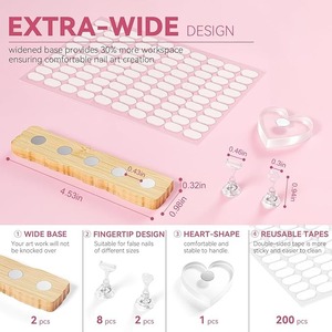 Acrylic Portable Nail Holder with Magnetic Base for Salon & DIY Use-Professional Nail Art Display Stand - Product Image 4