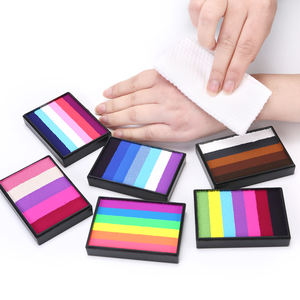 <span class=keywords><strong>Pintura</strong></span> Facial y Corporal de Arcoíris, Pigmento de Maquillaje a Base de Agua de 5 Colores para Niños, para <span class=keywords><strong>Halloween</strong></span> y Cosplay, 50g Peso Neto - Product Image 6