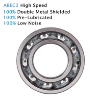 Roulement original 6202-2RS 15x35x11mm ABEC3 à faible bruit Double scellé pour roues de bricolage équipement industriel réparation de moteur électrique
