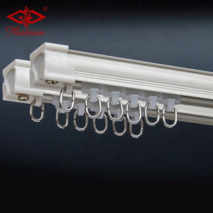 Ceiling Heavy Duty Aluminum Profile <b>Curtain</b> Double Track - Product Image 2