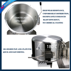 Máquina para Hacer <span class=keywords><strong>Palomitas</strong></span> de Maíz con Recubrimiento de Caramelo, Automática, Eléctrica/a Gas, Forma de Bola/Mariposa, para Uso Doméstico y Comercial - Product Image 3