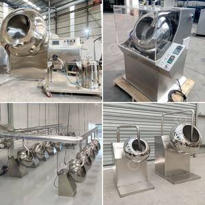 Máquina de recubrimiento y mezcla de chocolate caramelizado para gomitas, con acabado brillante, para recubrimiento de azúcar, hinojo, almendras y cacahuetes - Product Image 2