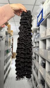 批发未加工的原始角质层对齐发束天然原深波浪发束供应商 14 英寸厂家直销 - Product Image 3