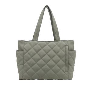 กระเป๋าสะพายไหล่แบบถือของผู้หญิงทำจากผ้าฝ้ายเรียบง่ายสำหรับช้อปปิ้งเสื้อผ้า2025ความจุมาก - Product Image 6