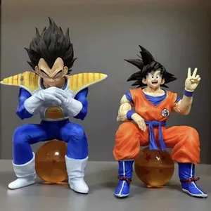 Figurine Anime Goku Vegeta 14 cm, modèle en PVC, collection Dragon Ball Z, position assise, figurine d'<span class=keywords><strong>action</strong></span>, <span class=keywords><strong>jouet</strong></span> cadeau - Product Image 1