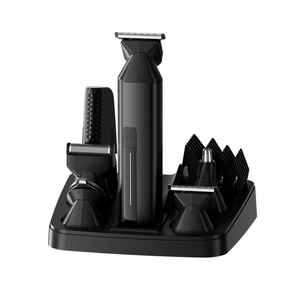 Kit de Afeitado Multifunción 6 en 1, Recortador de Barba, Nariz y Vello Corporal, Juego de Cortapelos Eléctricos Profesionales para Hombre - Product Image 1
