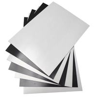 Papier photo magnétique d'impression à jet d'encre brillant ou mat Aimants d'image flexibles Feuilles magnétiques en caoutchouc découpables avec support adhésif