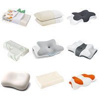 Oreiller de lecture multifonction en mousse à mémoire de forme, motif papillon, avec support thoracique et design tricoté en forme d'étoile et d'animal pour le cou, idéal pour le sommeil sur le ventre et une utilisation intime