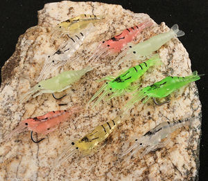 10 pz/20 pz/30 pz/lotto esche in Silicone 4cm 1g pesca morbida <span class=keywords><strong>esca</strong></span> per gamberetti artificiali oro No amo pesca in <span class=keywords><strong>mare</strong></span> pesca invernale - Product Image 5